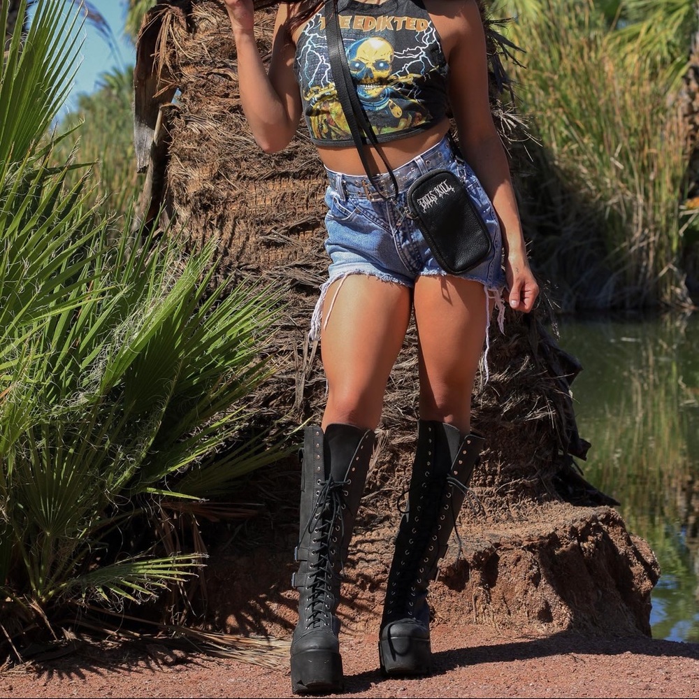 Dolls kill boots size 5.5-6